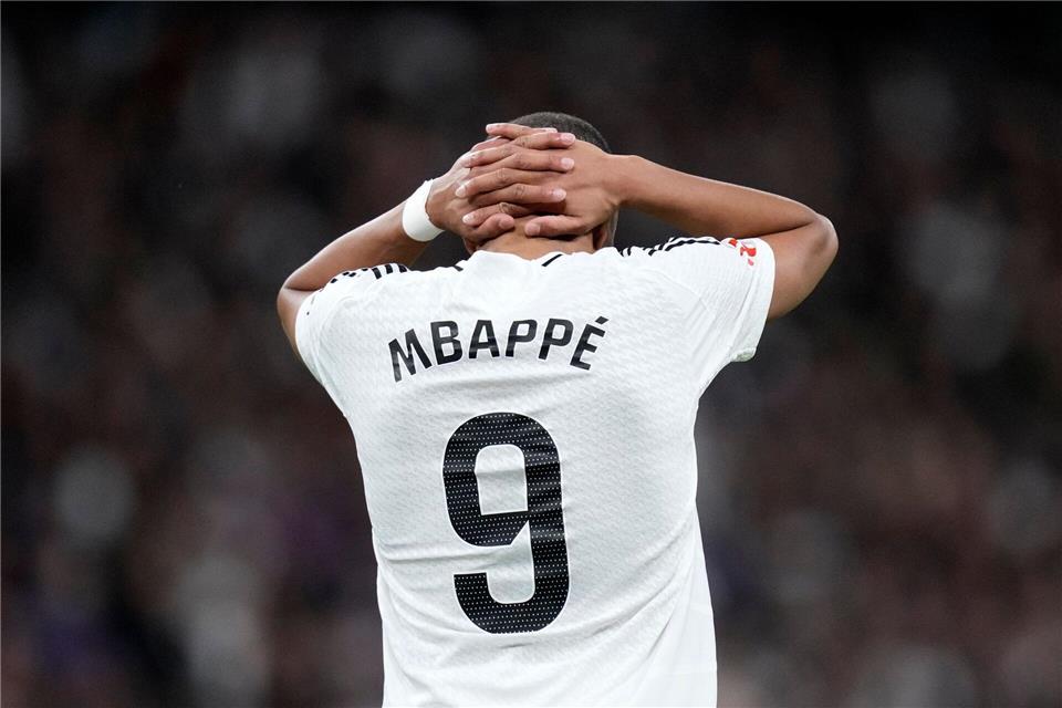 Eine schwierige Karrierephase für Kylian Mbappé.Bernat Armangue/AP