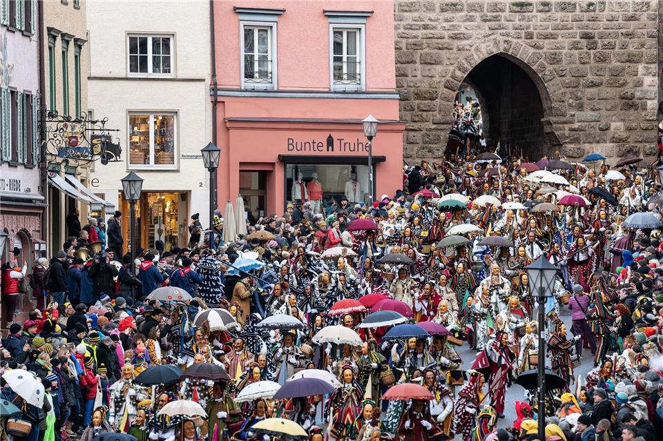 Einen Narren kann nichts erschüttern - auch nicht Kälte.Silas Stein/dpa
