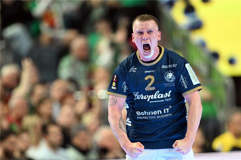 Einer der besten Spieler beim Bergischen HC: Noah Beyer. Federico Gambarini/dpa