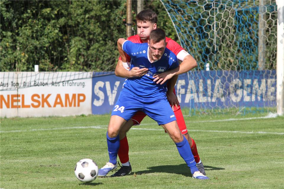 Einsatz fraglich: Gemens Offensiven Tim Bröcking (vorne) plagt eine Rippenblessur.