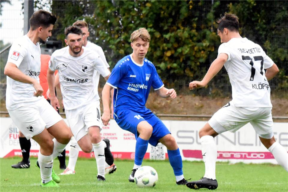 Einsatz gegen Bockum-Hövel fraglich: Gemens Loris Keizers (am Ball) konnte unter der Woche krankheitsbedingt nicht trainieren.