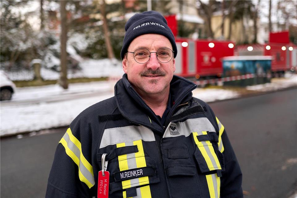 Einsatzleiter Michael Reinker berichtet von großer Hilfsbereitschaft.Michael Ukas/dpa