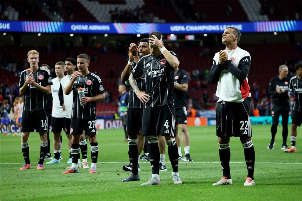 Eintracht Frankfurt hat in Madrid eine Lehrstunde erhalten.Canales Carvajal/dpa