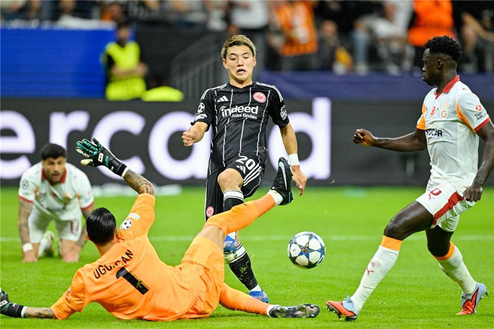 Eintracht Frankfurt ist erfolgreich in die Champions League gestartet.Uwe Anspach/dpa