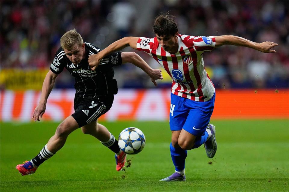 Eintracht Frankfurt konnte sich in Madrid kaum einmal gefährlich in Szene setzen.Manu Fernandez/AP/dpa