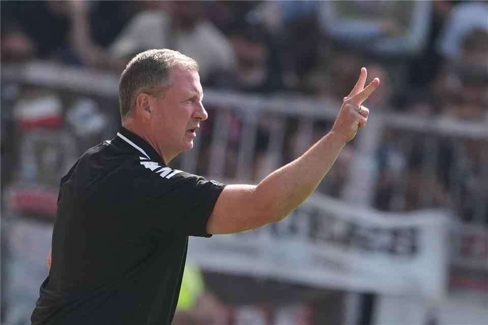 Eintracht Norderstedts Trainer Elard Ostermann Marcus Brandt/dpa