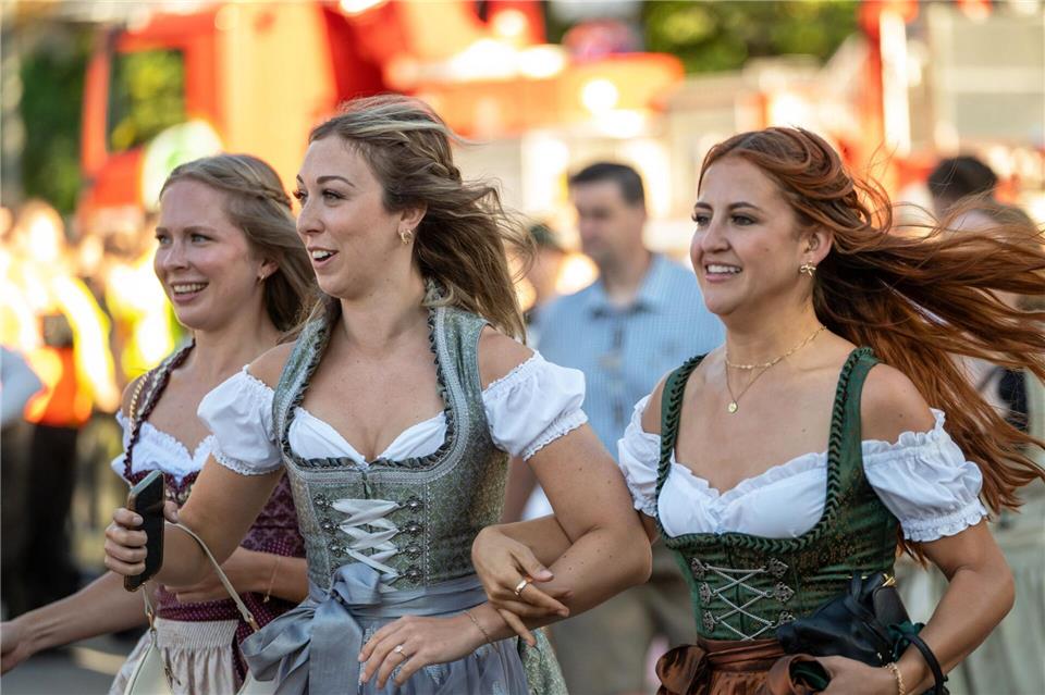 Eintritt fürs Oktoberfest? Laut einer Umfrage haben viele Deutsche damit kein grundsätzliches Problem. (Illustration)Leonie Asendorpf/dpa