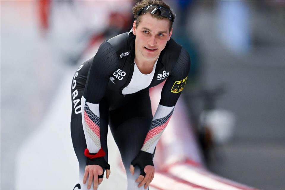 Eisschnellläufer Klein und Seider kennen sich aus ehemaligen Jugendzeiten in Erfurt. (Archivbild)Sven Hoppe/dpa