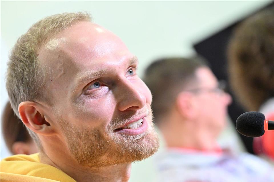 Eisschnellläufer Patrick Beckert ist rundum zufrieden mit dem olympischen Dorf.Peter Kneffel/dpa