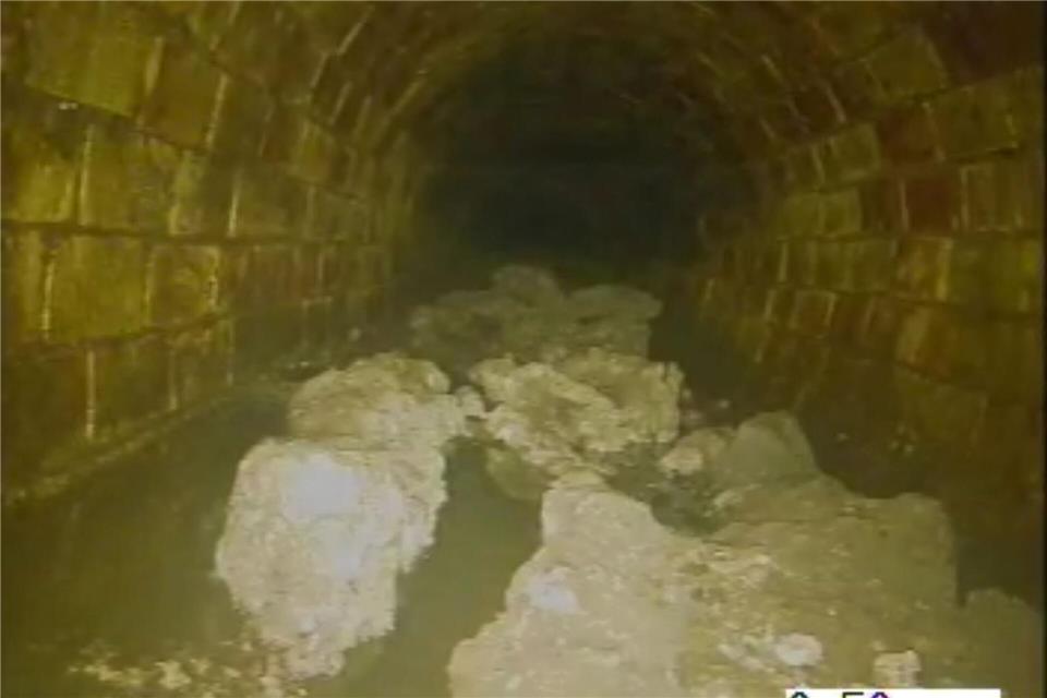 Ekliger Fund: Im Londoner Kanalsystem wurde ein riesiger Fettklumpen entdeckt.Thames Water/Press Association/dpa