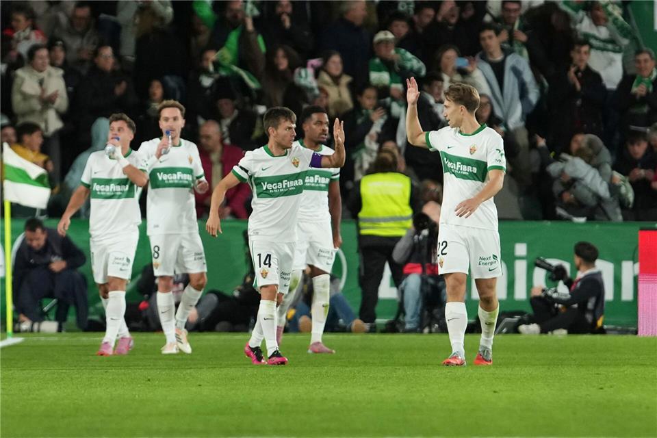 Elche verpasste eine Überraschung gegen Real Madrid nur knapp.Alberto Saiz/AP/dpa