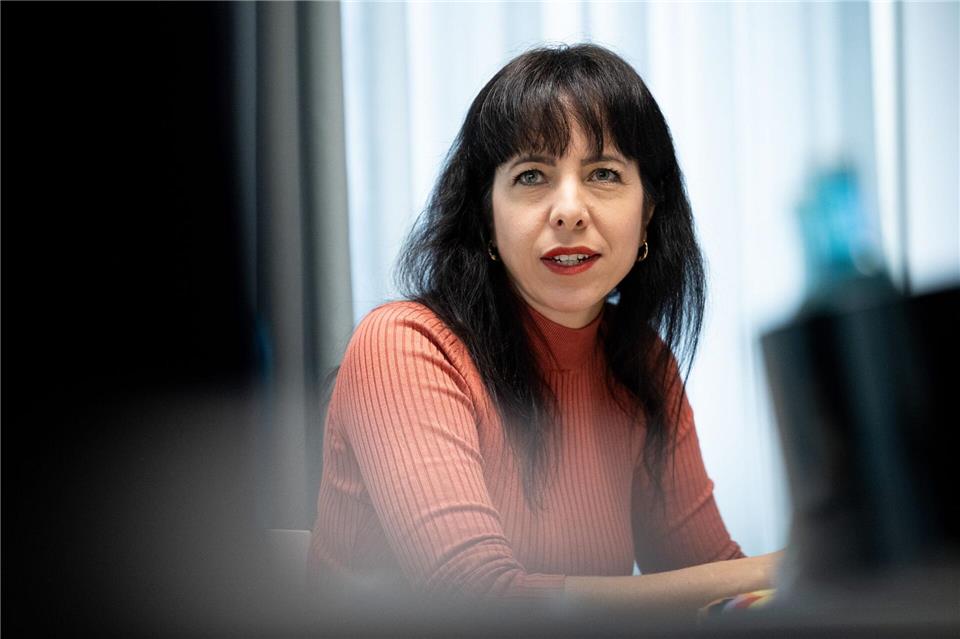 Elif Eralp führt die Berliner Linke als Spitzenkandidatin in die Wahl zum Berliner Abgeordnetenhaus am 20. September 2026.Sebastian Christoph Gollnow/dpa