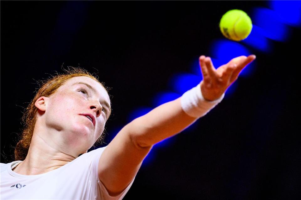 Ella Seidel ist beim Masters-Turnier in Cincinnati im Achtelfinale ausgeschieden.Tom Weller/dpa