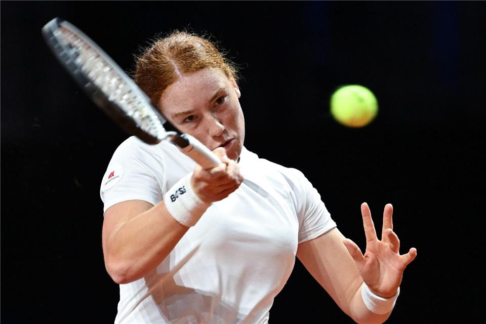 Ella Seidel muss in Wimbledon aufgeben.Bernd Wei�brod/dpa