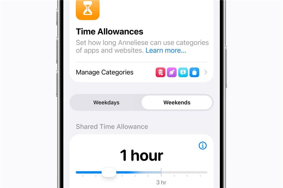 Eltern sollen mit iOS 27 bessere Kontrolle über die Mobilgerätenutzung ihrer Kinder erhalten.-/Apple Inc./dpa-tmn