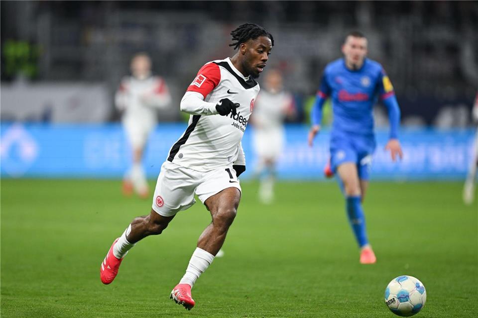 Elye Wahi verlässt Eintracht Frankfurt Richtung Nizza. (Archivbild)Arne Dedert/dpa