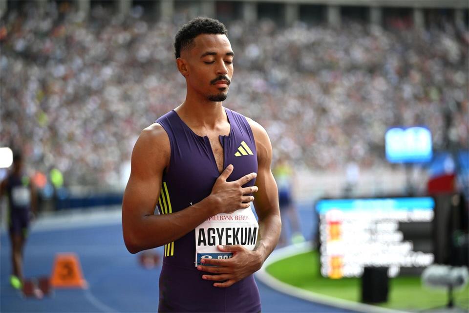 Emil Agyekum belegte in Brüssel den vierten Platz. (Archivbild)Elisa Schu/dpa