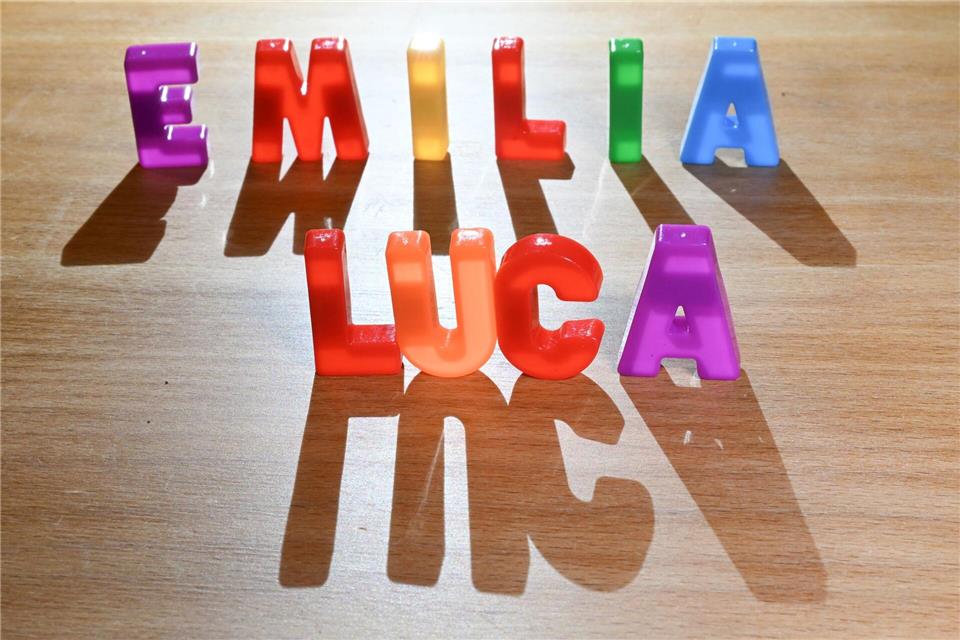 Emilia und Luca sind die beliebtesten Vornamen im Südwesten. (Symbolbild)Bernd Weißbrod/dpa