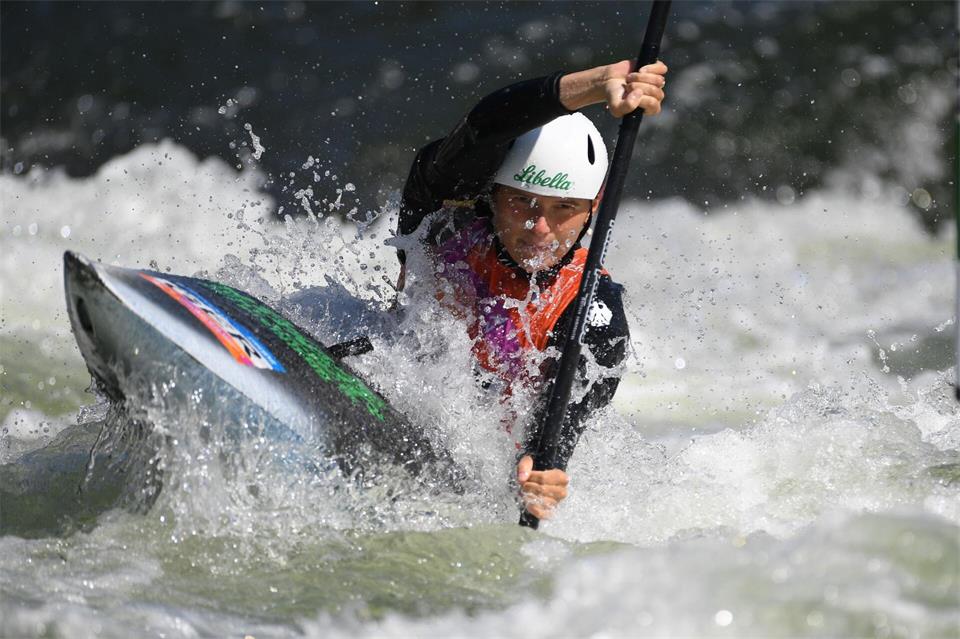 Emily Apel holte bei der Kanuslalom-EM Bronze im Kajak. (Archivbild)Danish Ravi/ZUMA Press Wire/dpa