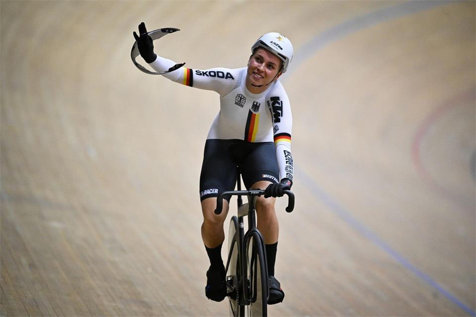 Emma Hinze könnte bei der Heim-EM in Berlin ihr Comeback feiern. (Archivbild)Gian Ehrenzeller/Keystone/dpa