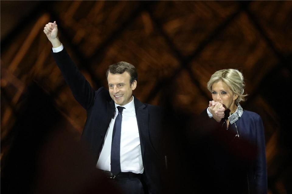 Emmanuel Macron wurde 2017 französischer Präsident. (Archivbild)picture alliance / Michael Kappeler/dpa