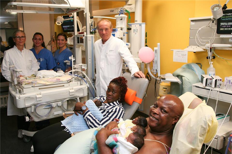 Ende September sind Fünflinge an der Berliner Charité auf Welt gekommen.-/Charité/dpa