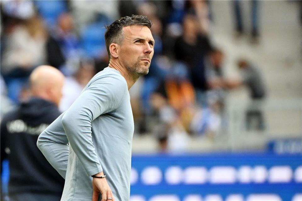 Ende einer Ära: Trainer Christian Eichner verlässt den KSC.Uli Deck/dpa
