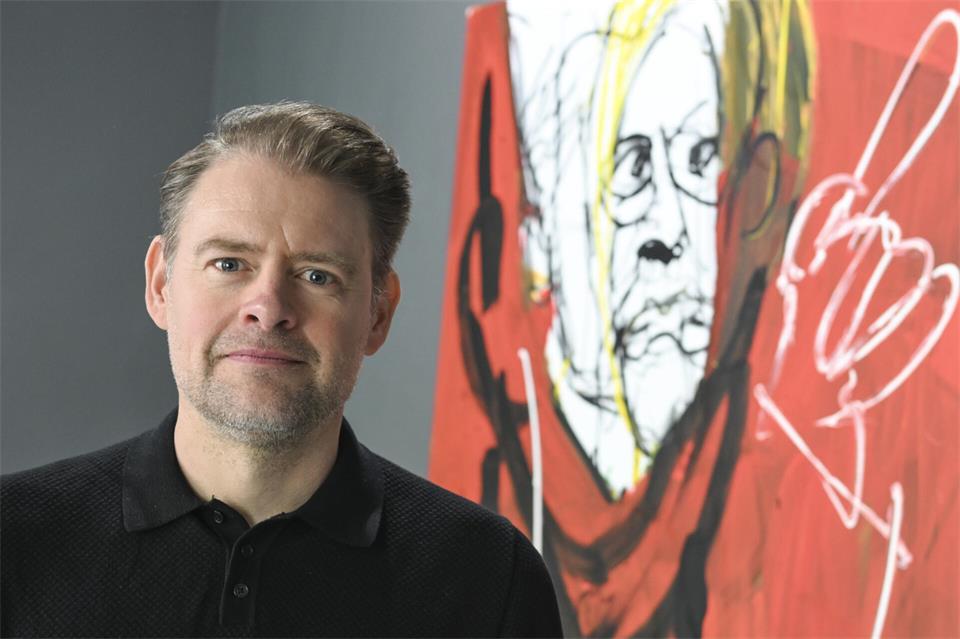 „Endstation Leinwand“: Das ist der Titel einer Ausstellung mit rund 100 Werken von Max Giermann. Der Künstler und Komiker wird am Samstag, 26. September, zur Eröffnung kommen.