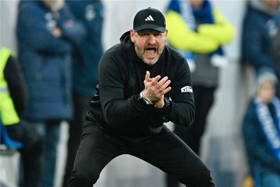 Engagiert wie eh und je: Union-Cheftrainer Steffen Baumgart (Archivbild)Uwe Anspach/dpa