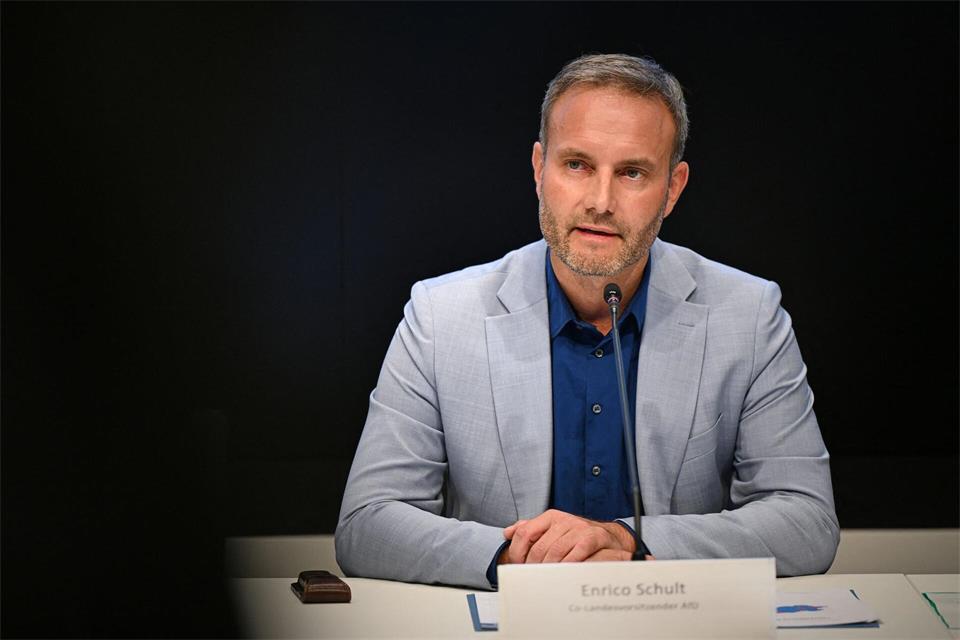 Enrico Schult war bisheriger AfD-Landtagsfraktionschef in MV.Philip Dulian/dpa