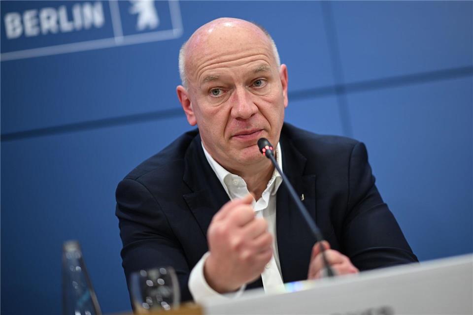 „Enteignungen lösen kein einziges Problem“, sagt Berlins Regierender Bürgermeister.Britta Pedersen/dpa