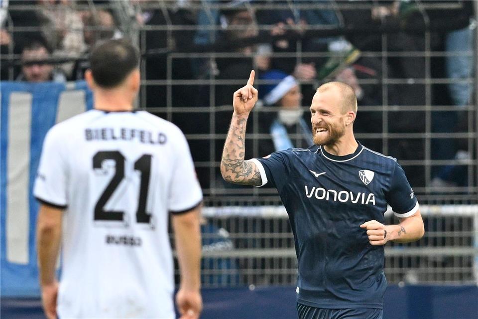 Entschied die Partie mit seinem Siegtreffer: Philipp Hofmann.Anke Waelischmiller/dpa