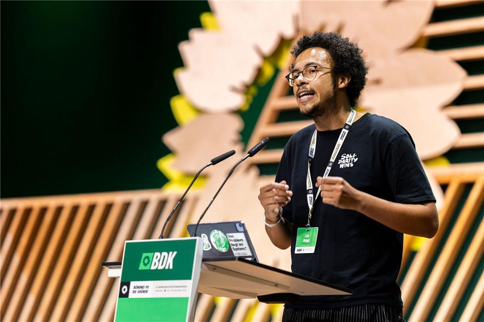 Entschuldigte sich nach dem umstrittenen Video: Grüne-Jugend-Chef Luis Bobga. (Archivbild)Michael Matthey/dpa