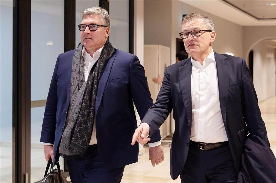 Enttäuscht vom DFB: Hellmann und Dreesen.Jürgen Kessler/dpa