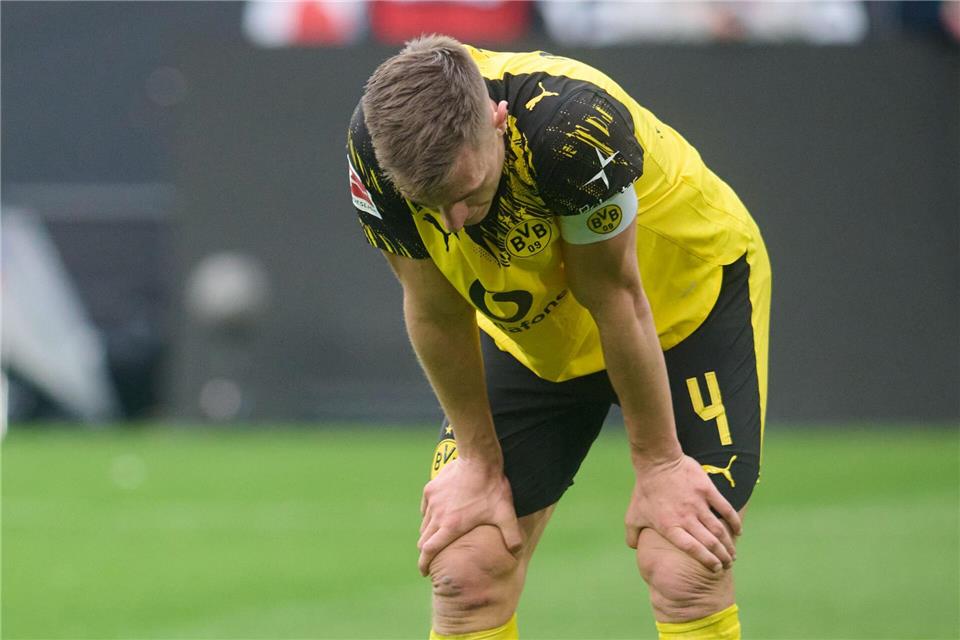 Enttäuschung pur: Der BVB kassiert die dritte Bundesliga-Niederlage.Bernd Thissen/dpa