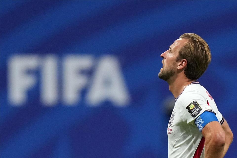 Enttäuschung pur: Harry Kane. Stephanie Scarbrough/AP/dpa