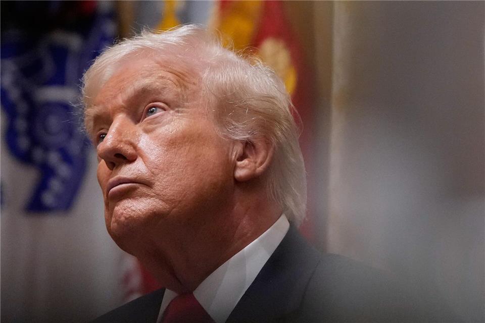 Er brauche kein internationales Recht, sagte US-Präsident Donald Trump der „New York Times“. (Archivbild)Julia Demaree Nikhinson/AP/dpa