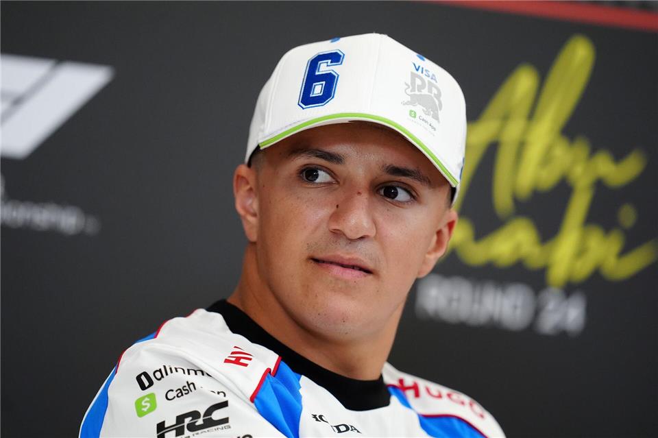 Er einer der Rookies und nächstes Jahr Max Verstappens Teamkollege: Isack Hadjar.David Davies/PA Wire/dpa