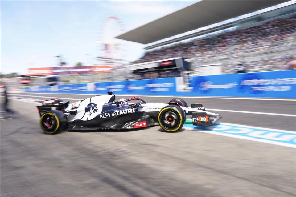 Er fährt auch um einem möglichen Aufstieg zu Red Bull.Toru Hanai/AP/dpa