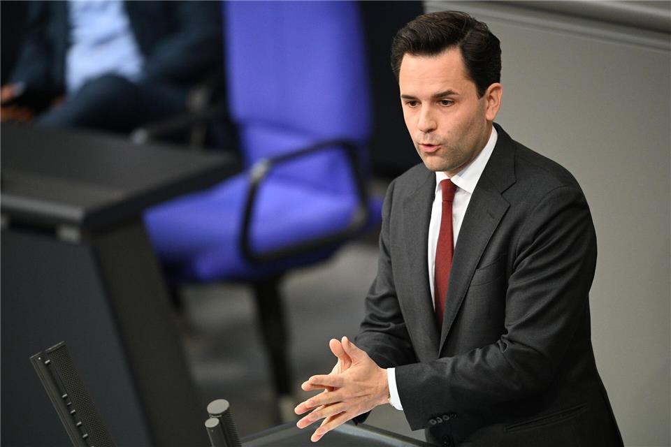 Er hält die Rentenpolitik nicht für generationengerecht: JU-Chef Winkel.Niklas Graeber/dpa