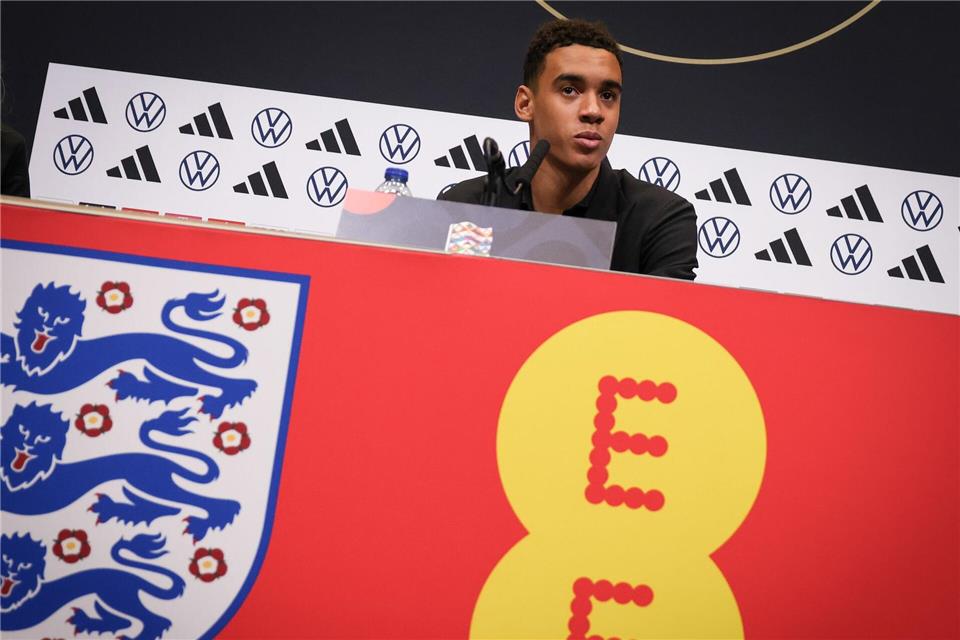 Er hätte auch für England spielen können: Jamal Musiala. (Archivfoto)Christian Charisius/dpa