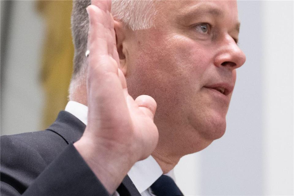 Er ist der erste CDU-Regierungschef in Rheinland-Pfalz seit 35 Jahren.Boris Roessler/dpa Pool/dpa
