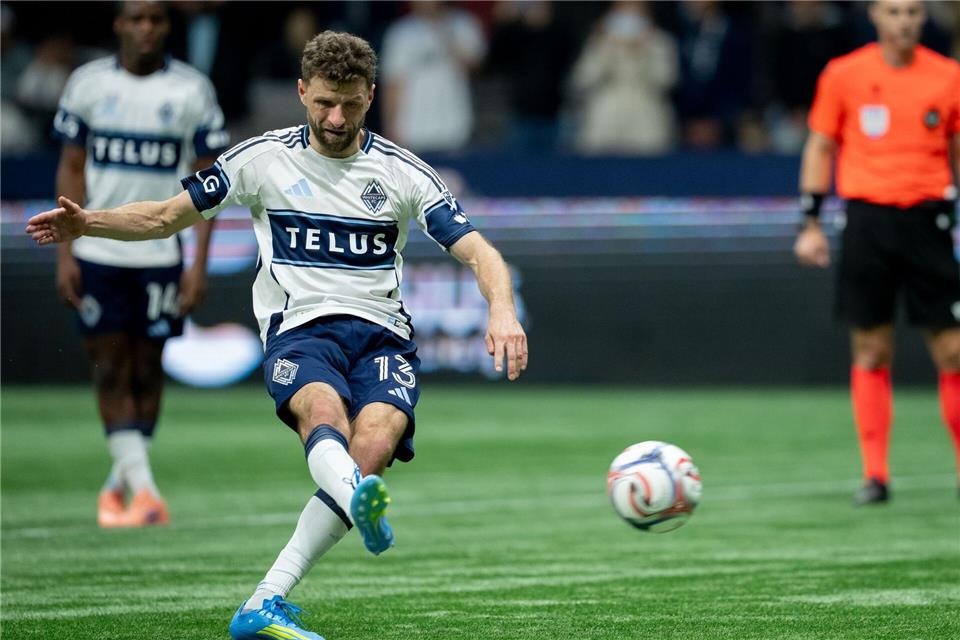 Er kann es immer noch: Thomas Müller führte die Whitecaps zu einem 4:2-Sieg. (Archivbild)ETHAN CAIRNS/The Canadian Press/dpa