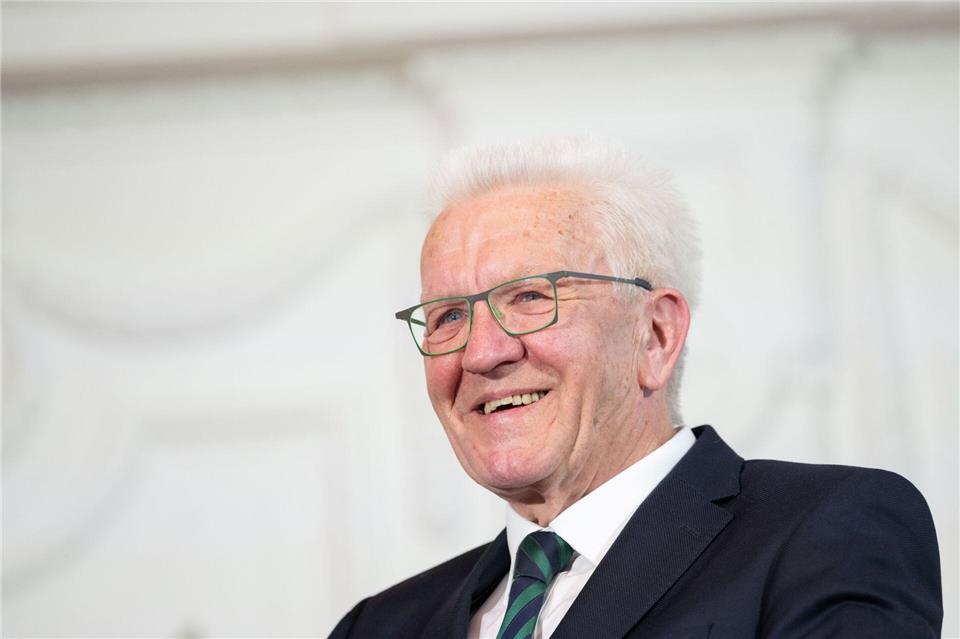 Er steht kurz vor dem Ruhestand und gibt sich gelassen: Winfried Kretschmann. (Archivbild)Marijan Murat/dpa