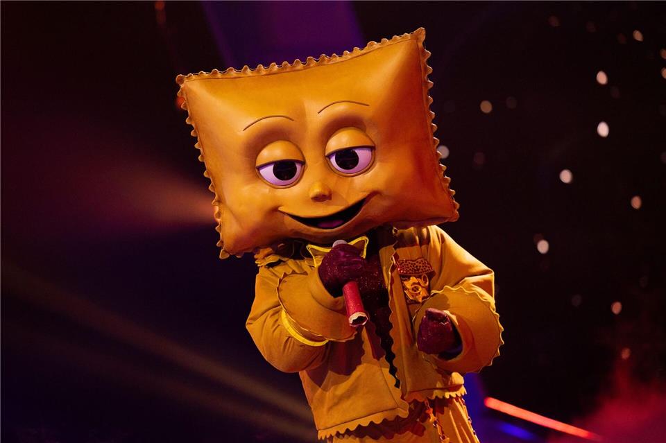 Er wurde Zweiter: Als „Rave-Ioli“ im Nudel-Kostüm war ... aufgetreten.Rolf Vennenbernd/dpa