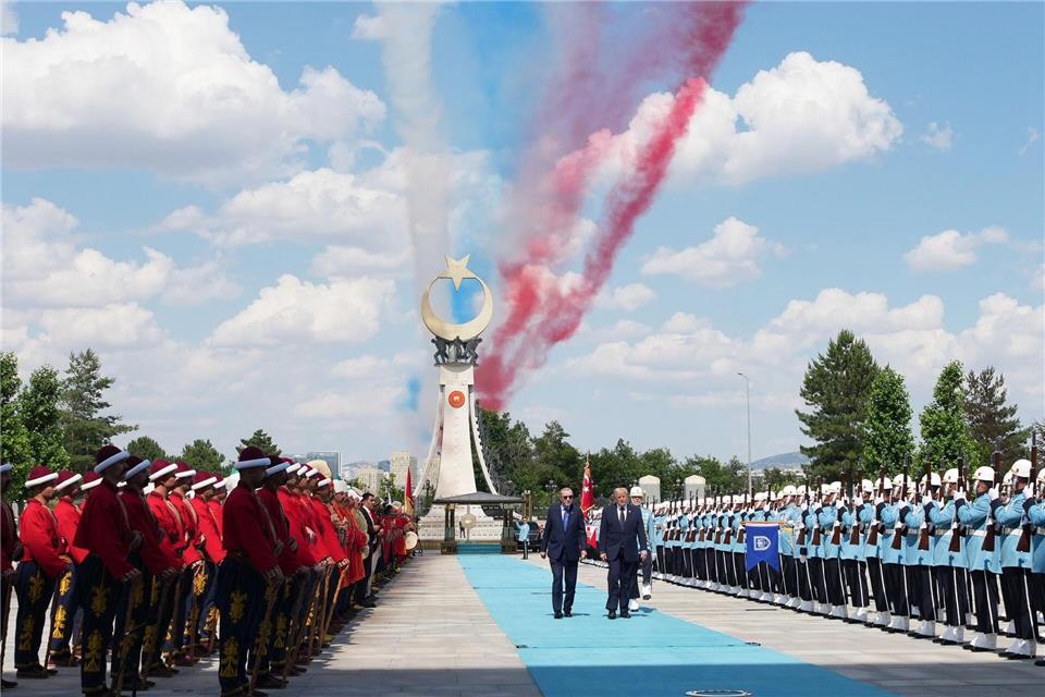 Erdogan bereitet Trump einen pompösen Empfang.Alex Brandon/AP/dpa