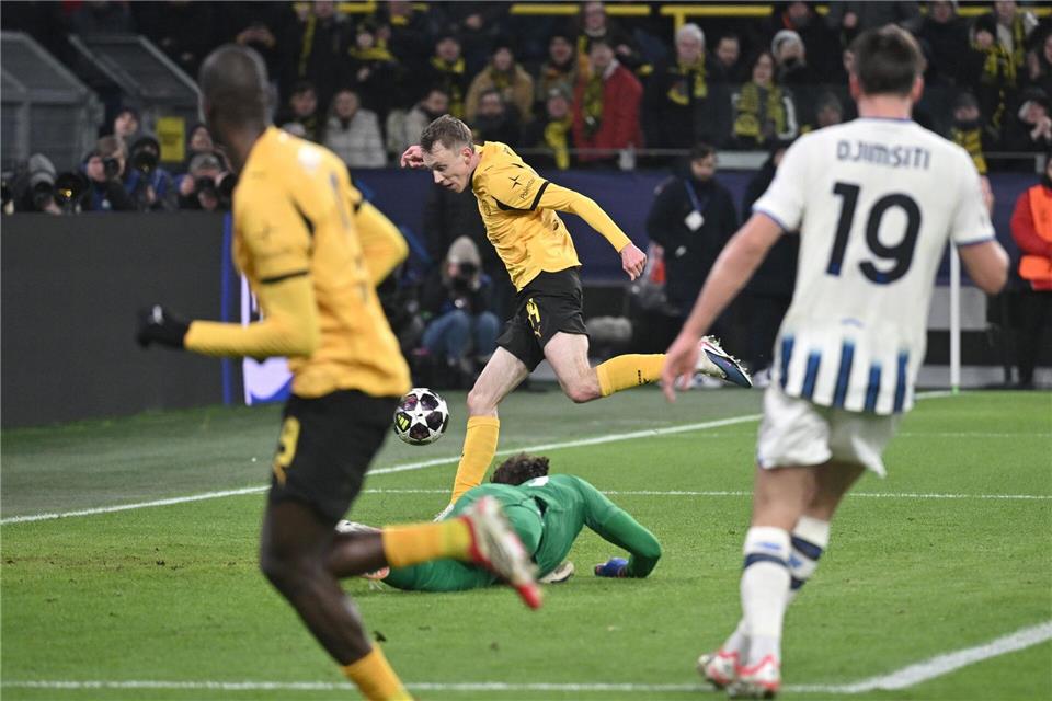 Erhielt Lob vom Trainer: Torschütze Maximilian Beier.Bernd Thissen/dpa