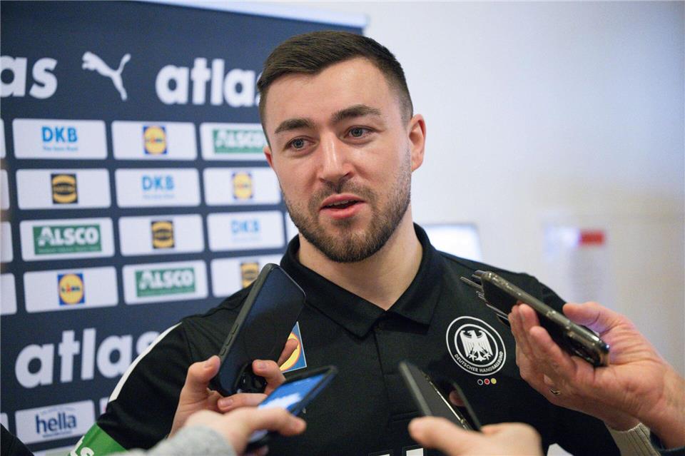 Erinnert sich gern an die Zeit unter Dagur Sigurdsson: Kreisläufer Jannik Kohlbacher.Sina Schuldt/dpa