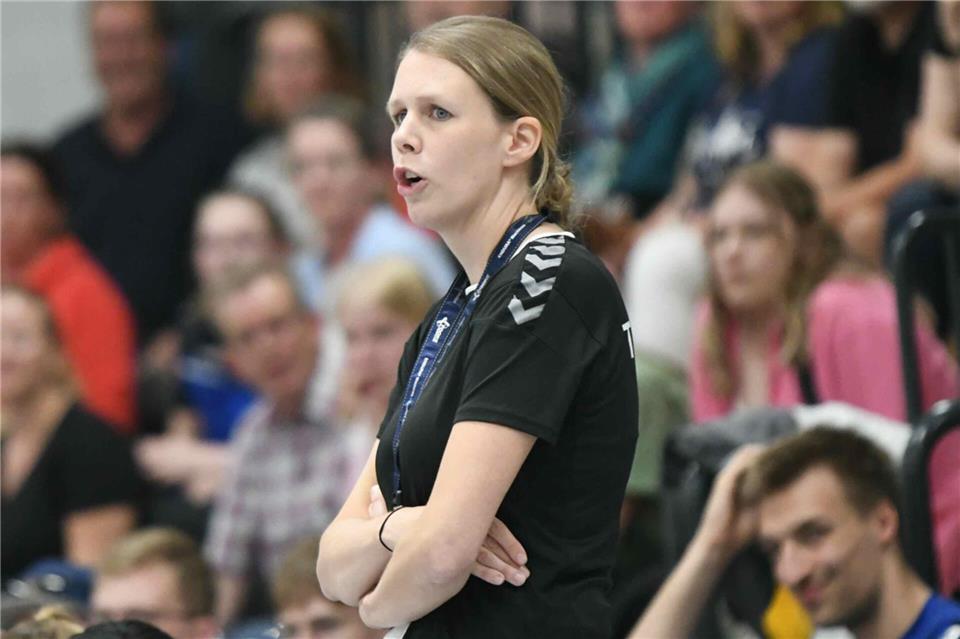 Erlebt am Samstagabend ihr letztes Heimspiel als Trainerin des Oberligisten TV Borken: Eva Westheider.
