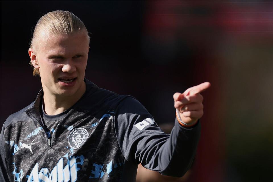 Erling Haaland will mit Manchester City den FA Cup gewinnenIan Walton/AP/dpa